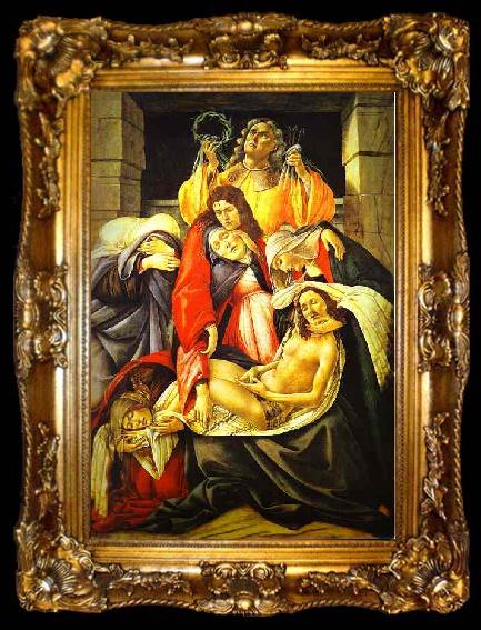 framed  Sandro Botticelli Lamentation over Dead Christ, ta009-2